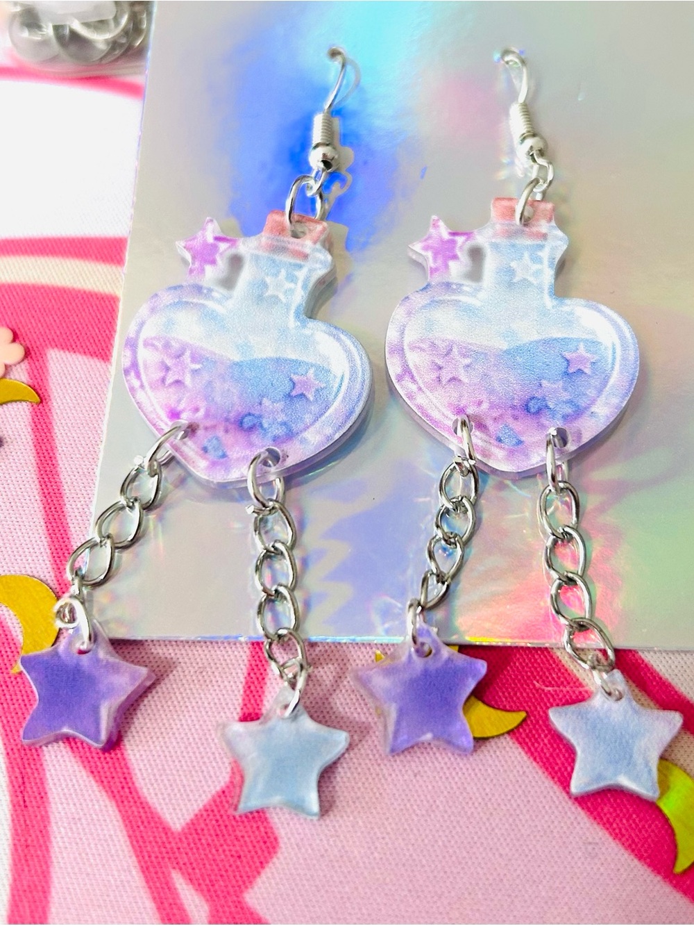 Halloween Magic Witch Potion Earrings